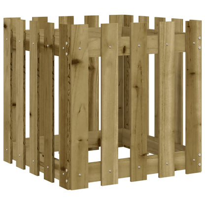 Pflanzkübel Latten-Design 50x50x50 cm Kiefernholz Imprägniert - Pazzar.ch