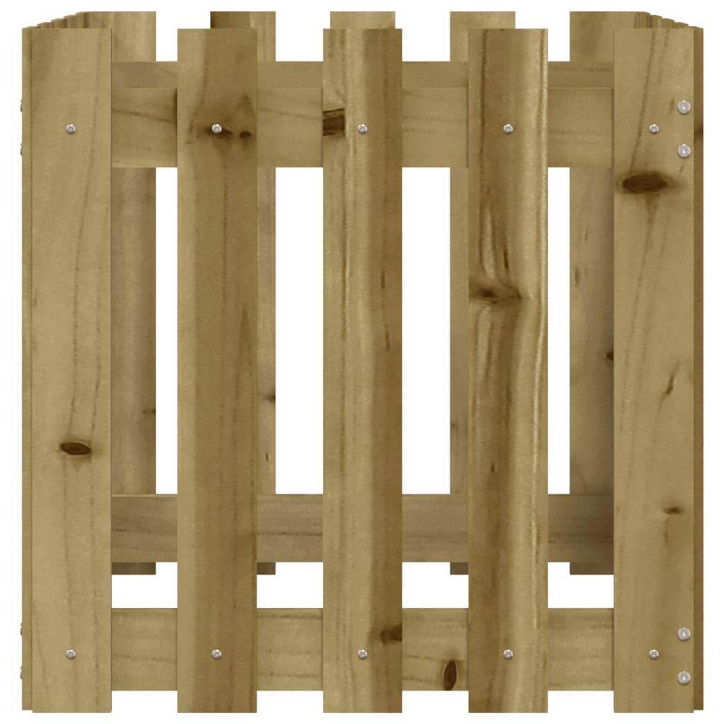 Pflanzkübel Latten-Design 50x50x50 cm Kiefernholz Imprägniert - Pazzar.ch