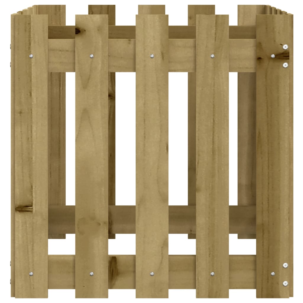 Pflanzkübel Latten-Design 50x50x50 cm Kiefernholz Imprägniert - Pazzar.ch