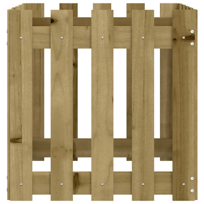 Pflanzkübel Latten-Design 50x50x50 cm Kiefernholz Imprägniert - Pazzar.ch