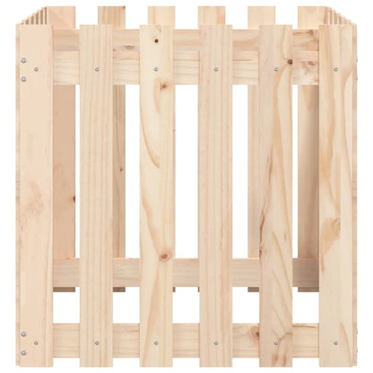 Pflanzkübel Lattenzaun-Design 60x60x60 cm Massivholz Kiefer - Pazzar.ch