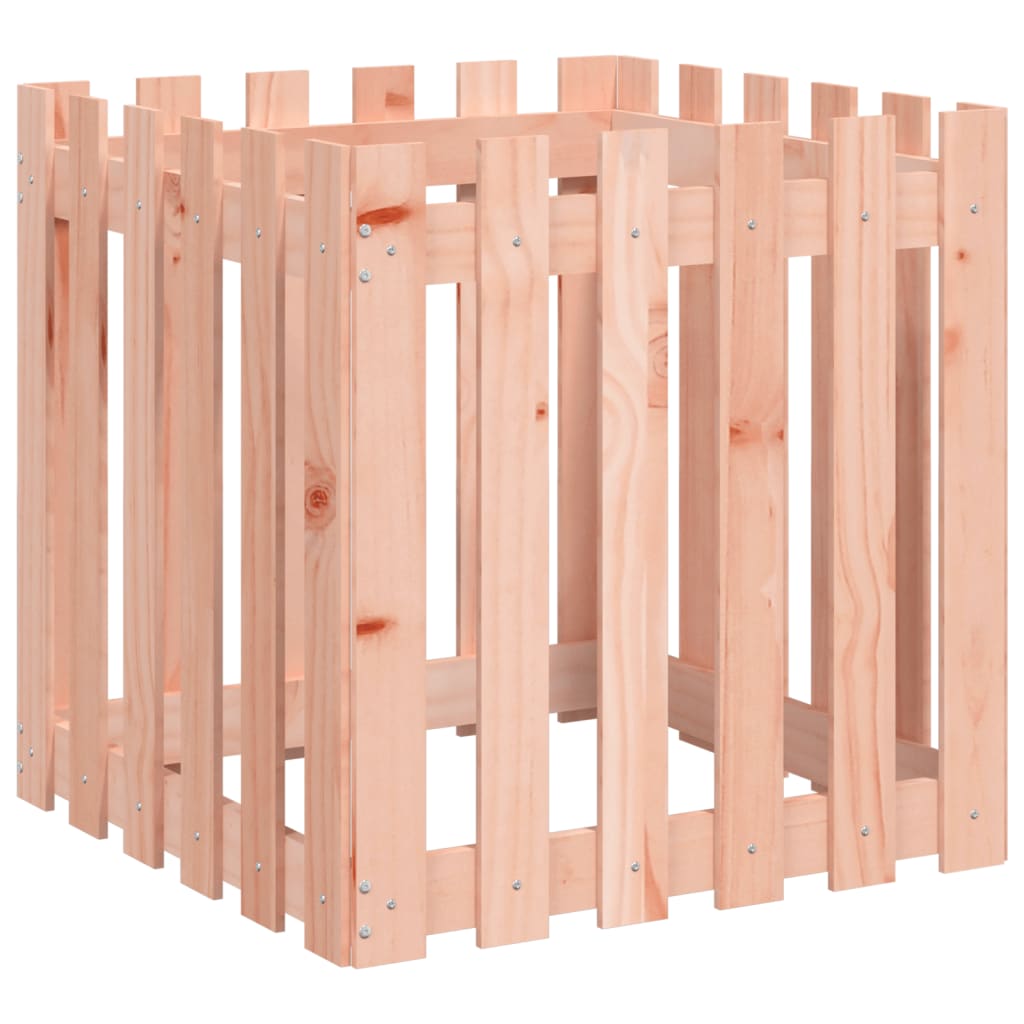 Pflanzkübel Lattenzaun-Design 60x60x60 cm Massivholz Douglasie - Pazzar.ch