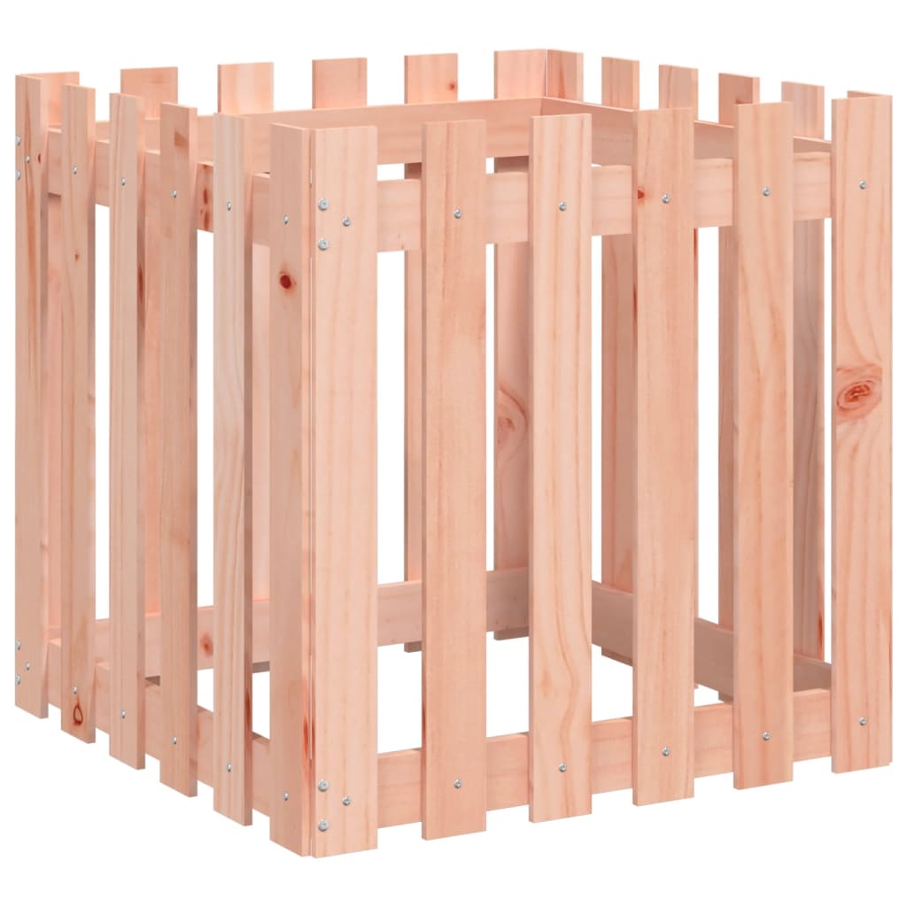 Pflanzkübel Lattenzaun-Design 60x60x60 cm Massivholz Douglasie - Pazzar.ch