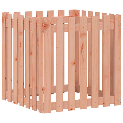 Pflanzkübel Lattenzaun-Design 70x70x70 cm Massivholz Douglasie - Pazzar.ch