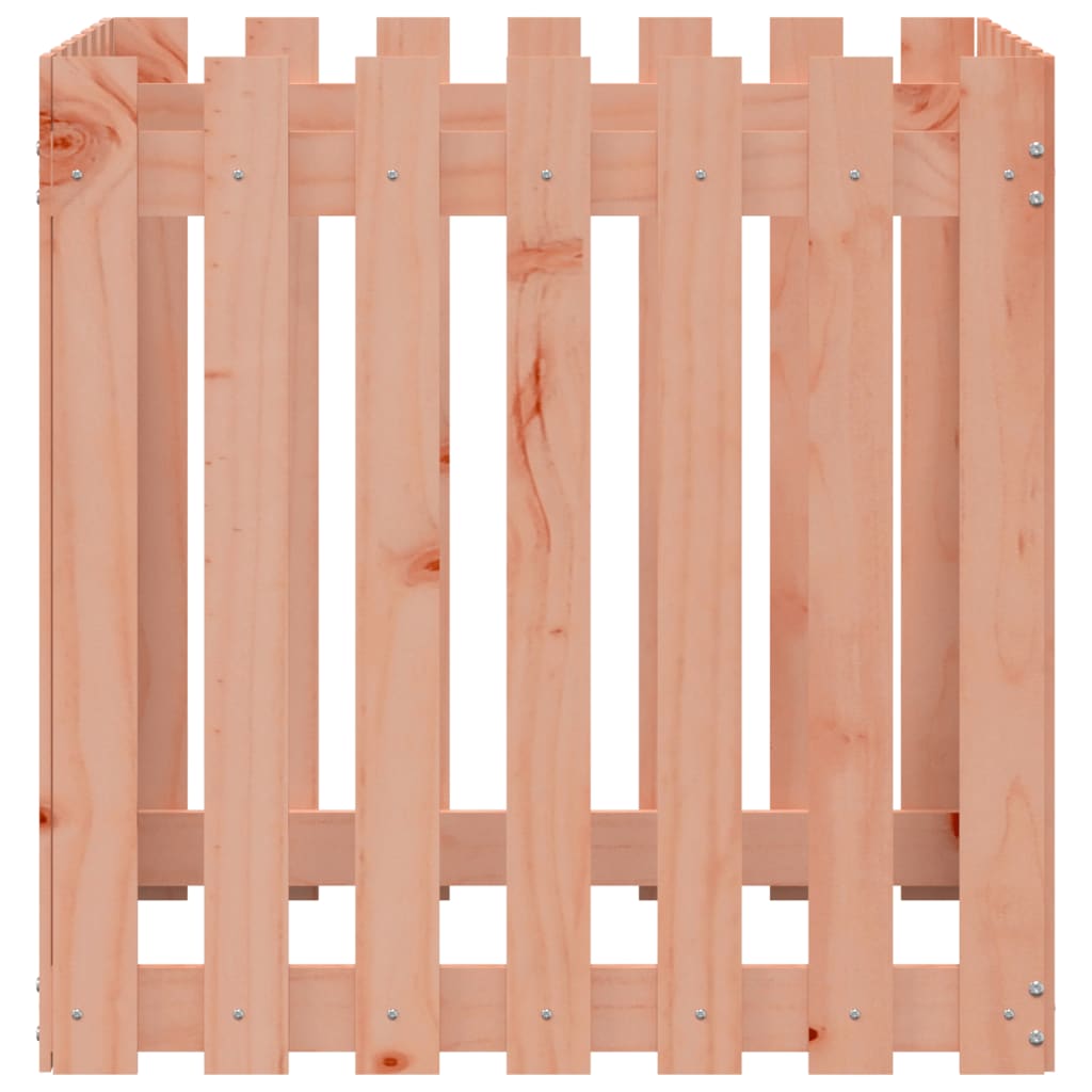 Pflanzkübel Lattenzaun-Design 70x70x70 cm Massivholz Douglasie - Pazzar.ch
