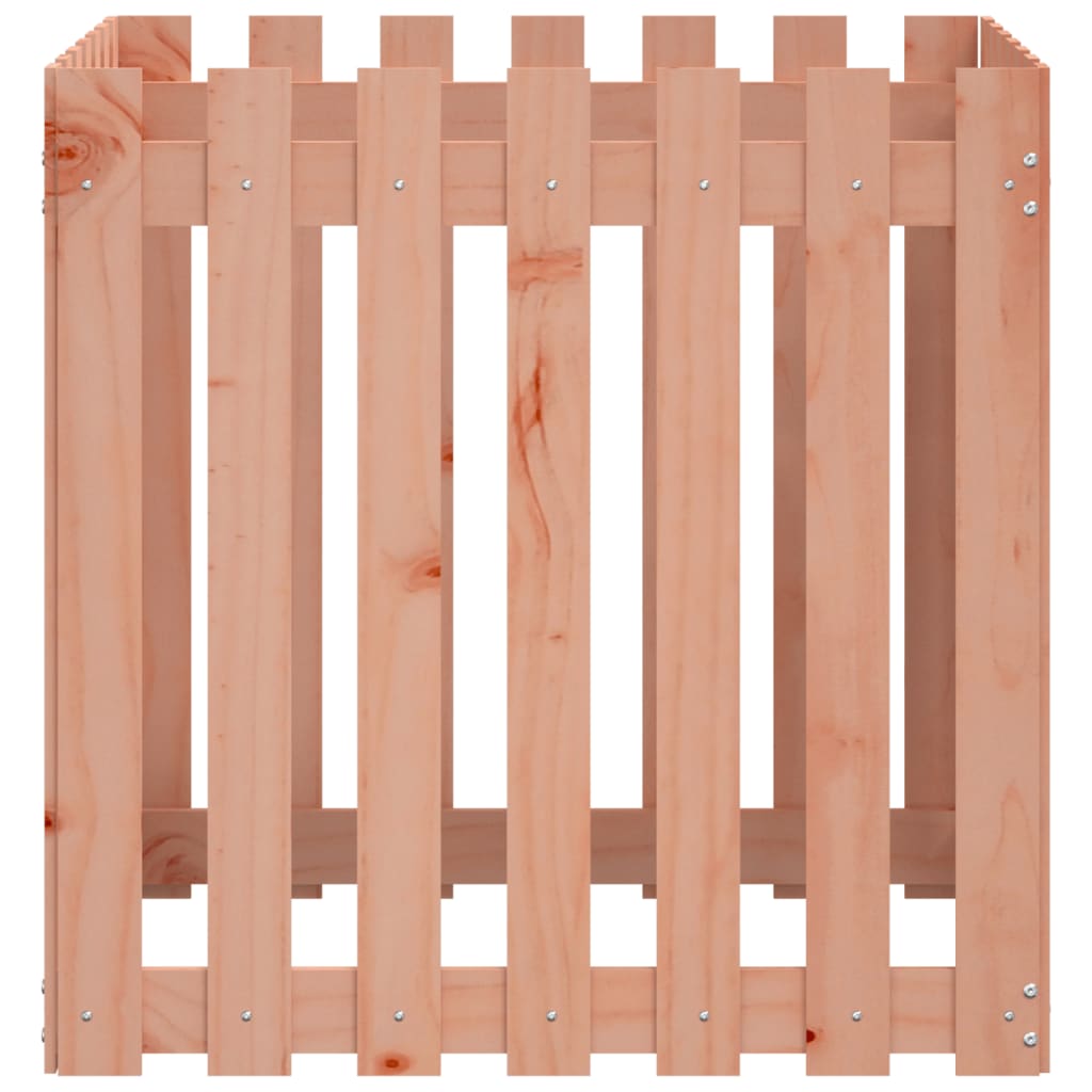 Pflanzkübel Lattenzaun-Design 70x70x70 cm Massivholz Douglasie - Pazzar.ch