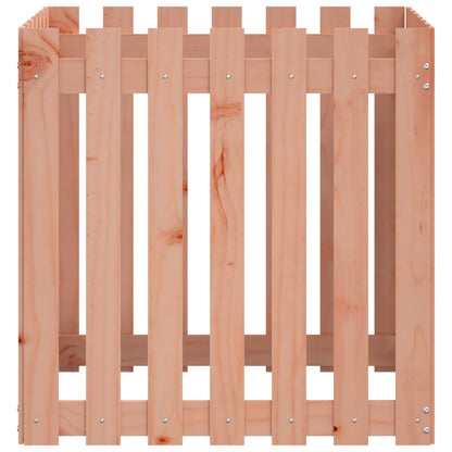 Pflanzkübel Lattenzaun-Design 70x70x70 cm Massivholz Douglasie - Pazzar.ch