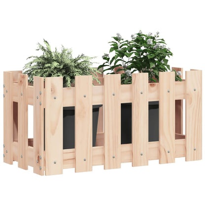 Pflanzkübel Lattenzaun-Design 60x30x30 cm Massivholz Kiefer - Pazzar.ch