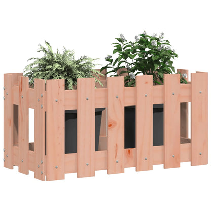 Pflanzkübel Lattenzaun-Design 60x30x30 cm Massivholz Douglasie - Pazzar.ch
