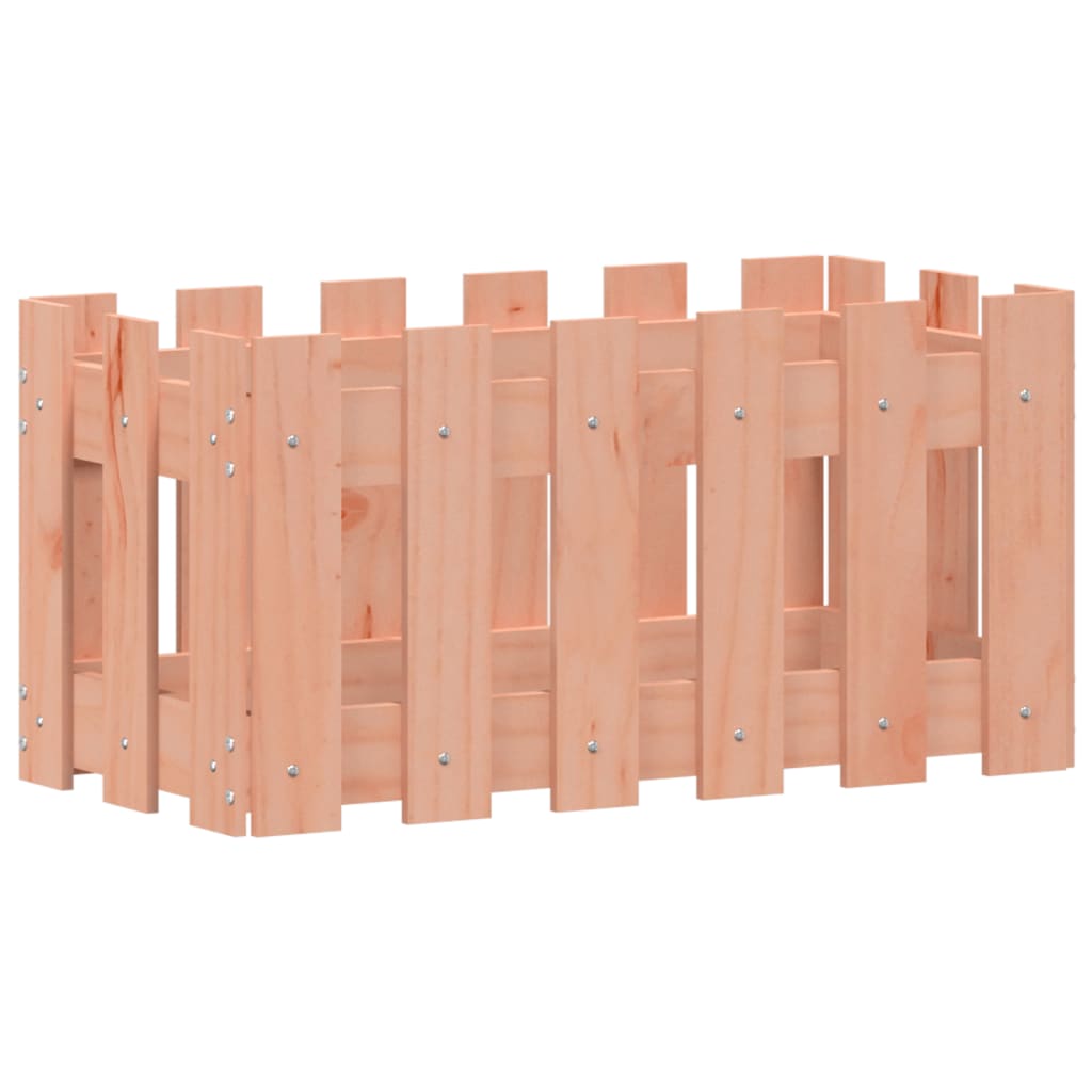 Pflanzkübel Lattenzaun-Design 60x30x30 cm Massivholz Douglasie - Pazzar.ch