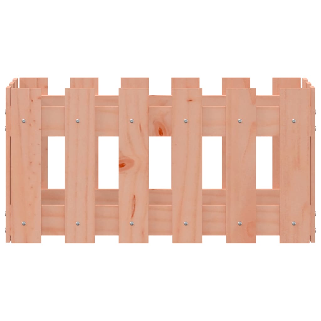 Pflanzkübel Lattenzaun-Design 60x30x30 cm Massivholz Douglasie - Pazzar.ch