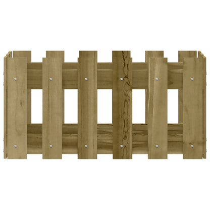 Pflanzkübel Latten-Design 60x30x30 cm Kiefernholz Imprägniert - Pazzar.ch