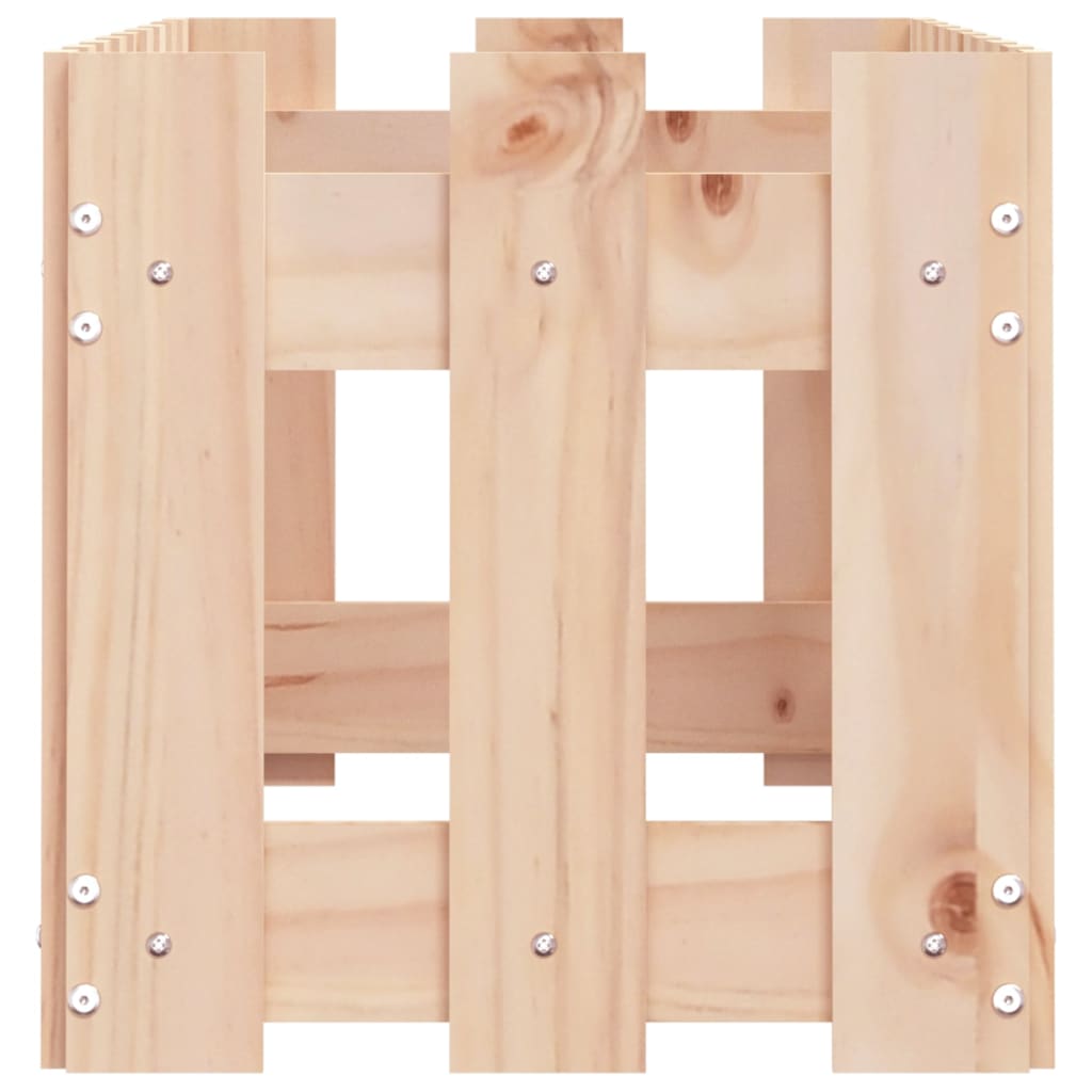 Hochbeet Lattenzaun-Design 100x30x30 cm Massivholz Kiefer - Pazzar.ch