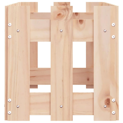 Hochbeet Lattenzaun-Design 100x30x30 cm Massivholz Kiefer - Pazzar.ch
