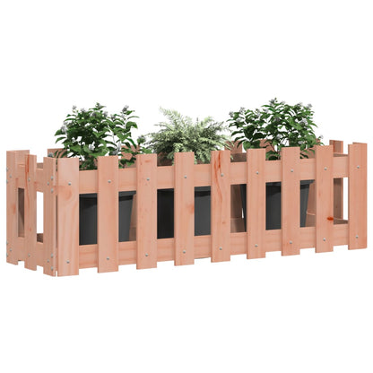 Hochbeet Lattenzaun-Design 100x30x30 cm Massivholz Douglasie - Pazzar.ch