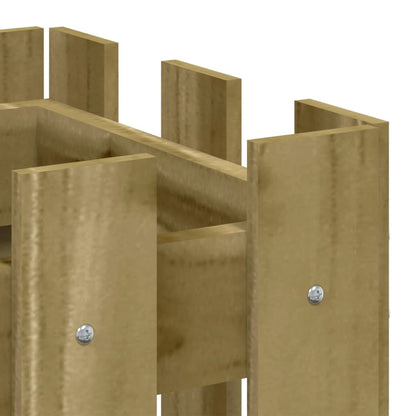 Hochbeet Lattenzaun-Design 100x30x30 cm Kiefernholz Imprägniert - Pazzar.ch