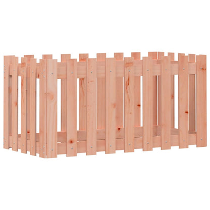 Hochbeet Lattenzaun-Design 100x50x50 cm Massivholz Douglasie - Pazzar.ch