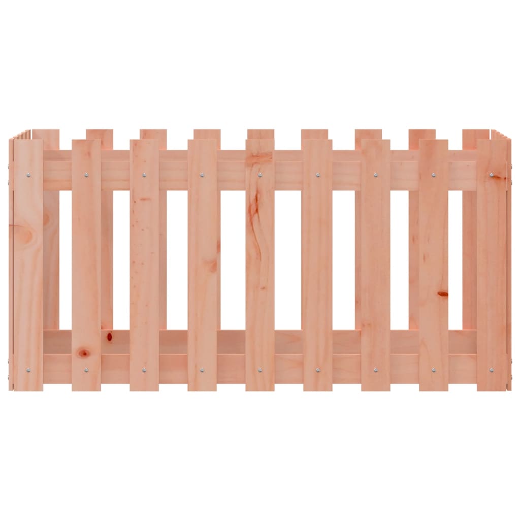 Hochbeet Lattenzaun-Design 100x50x50 cm Massivholz Douglasie - Pazzar.ch