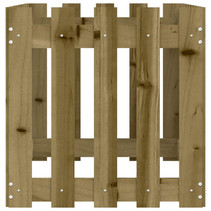 Hochbeet Lattenzaun-Design 100x50x50 cm Kiefernholz Imprägniert - Pazzar.ch