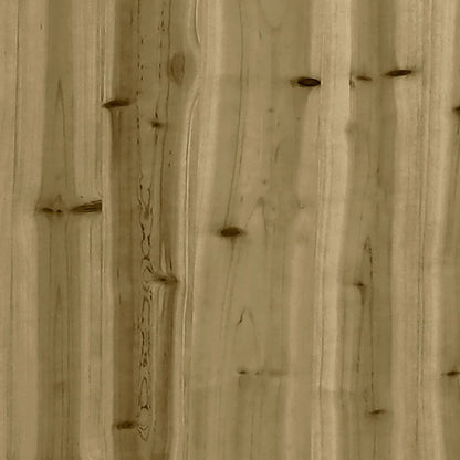 Hochbeet Lattenzaun-Design 100x50x50 cm Kiefernholz Imprägniert - Pazzar.ch
