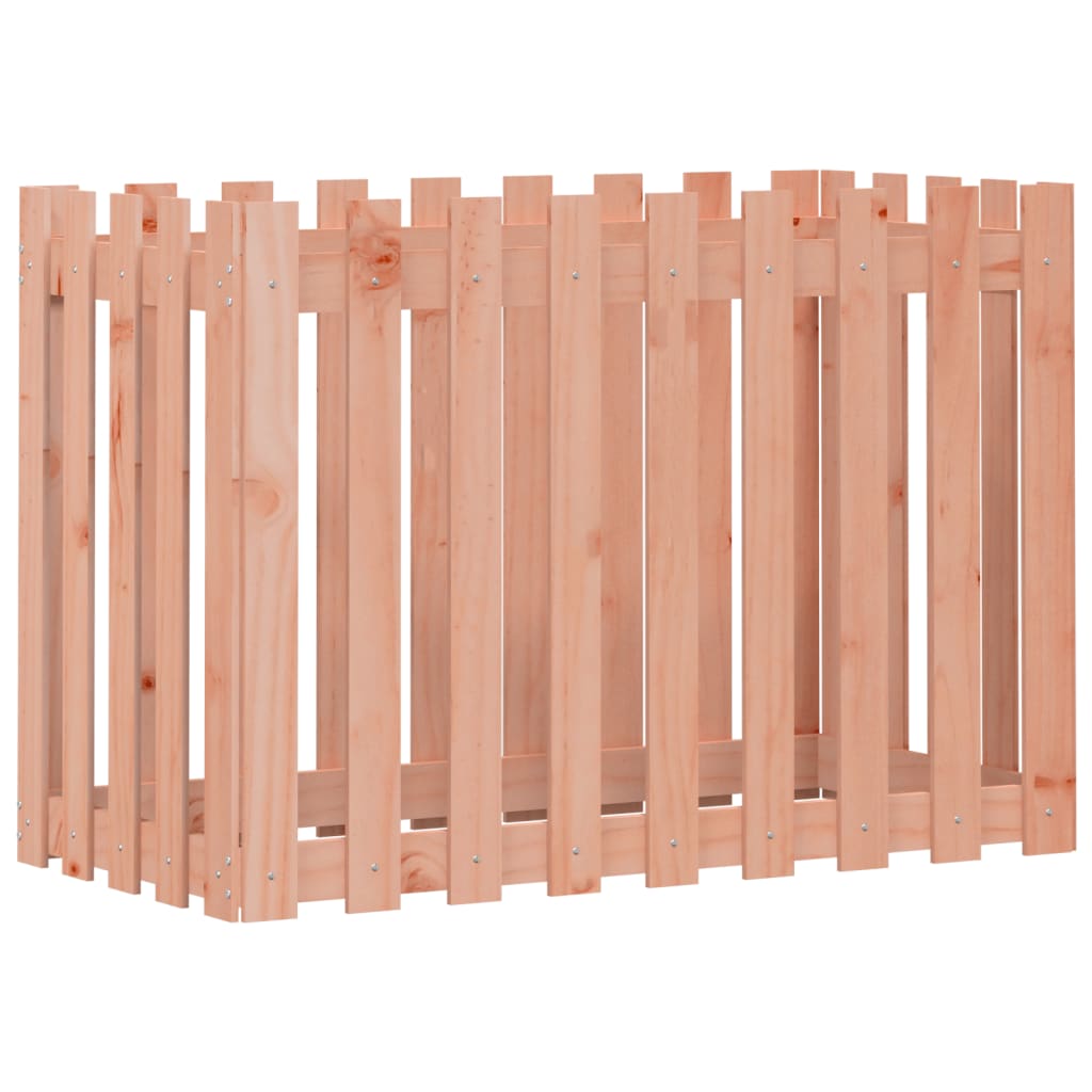 Hochbeet Lattenzaun-Design 100x50x70 cm Massivholz Douglasie - Pazzar.ch