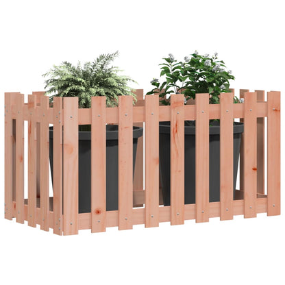 Hochbeet Lattenzaun-Design 100x50x70 cm Massivholz Douglasie - Pazzar.ch