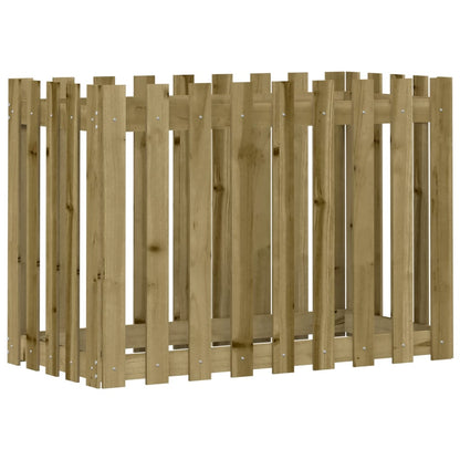 Hochbeet Lattenzaun-Design 100x50x70 cm Kiefernholz Imprägniert - Pazzar.ch