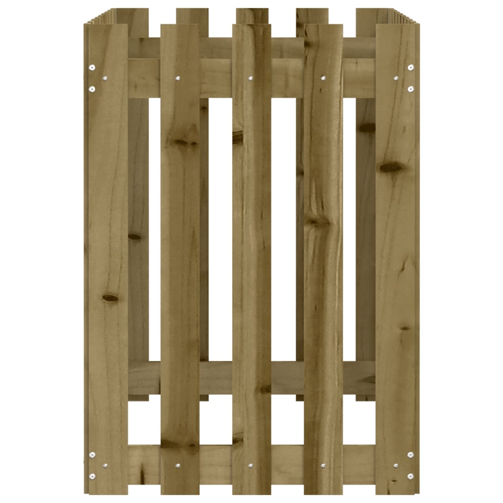 Hochbeet Lattenzaun-Design 100x50x70 cm Kiefernholz Imprägniert - Pazzar.ch