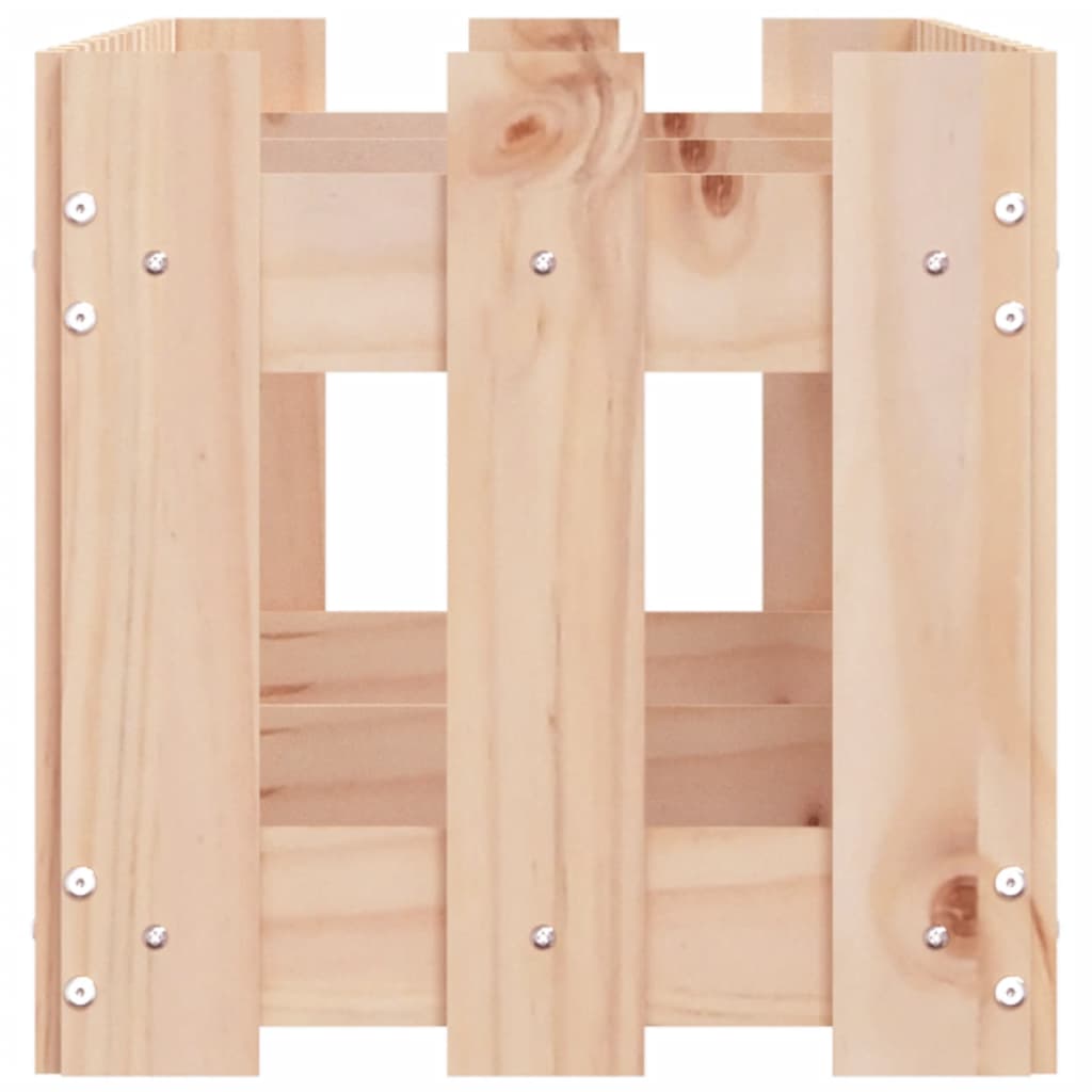 Hochbeet Lattenzaun-Design 150x30x30 cm Massivholz Kiefer - Pazzar.ch