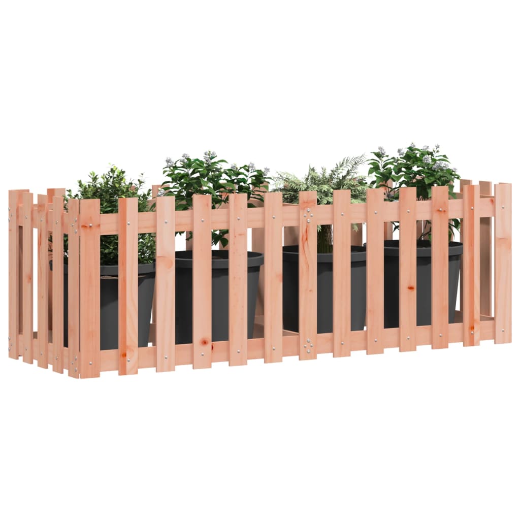 Hochbeet Lattenzaun-Design 150x50x50 cm Massivholz Douglasie - Pazzar.ch