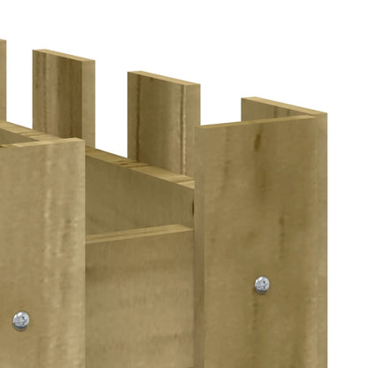 Hochbeet Lattenzaun-Design 150x50x50 cm Kiefernholz Imprägniert - Pazzar.ch