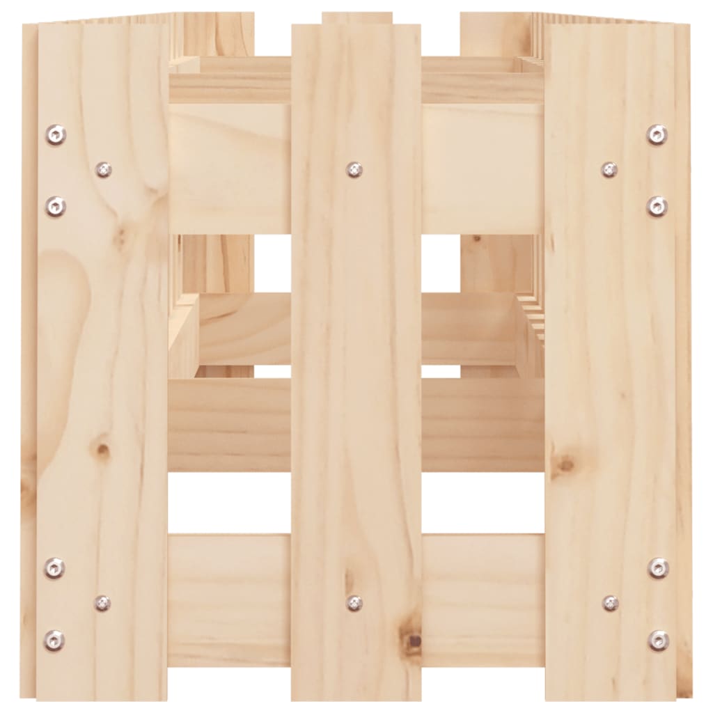 Hochbeet Lattenzaun-Design 200x30x30 cm Massivholz Kiefer - Pazzar.ch