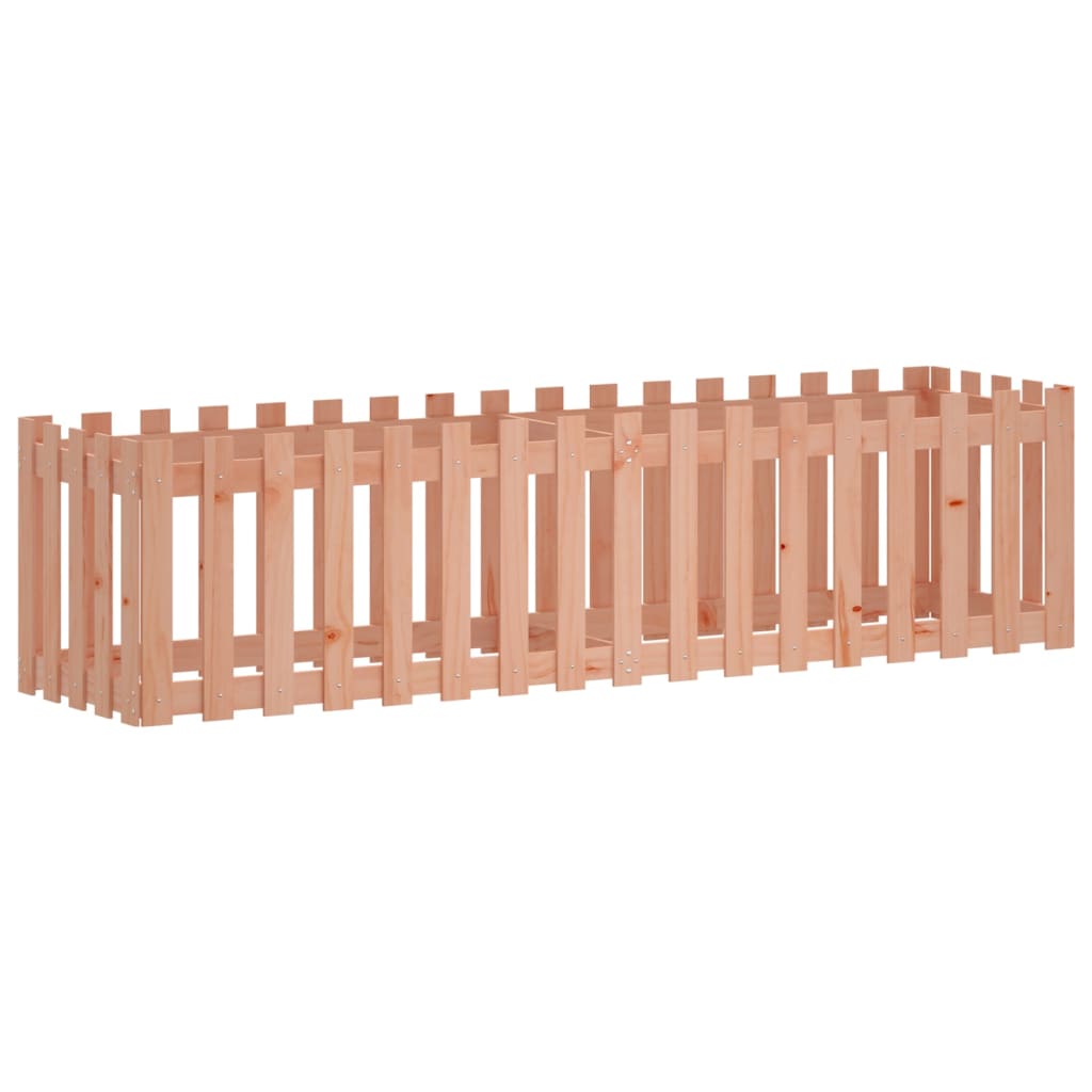 Hochbeet Lattenzaun-Design 200x50x50 cm Massivholz Douglasie - Pazzar.ch