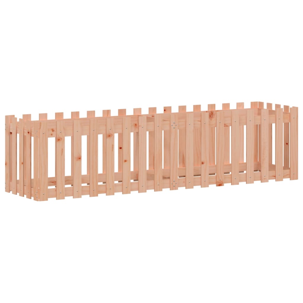 Hochbeet Lattenzaun-Design 200x50x50 cm Massivholz Douglasie - Pazzar.ch
