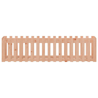 Hochbeet Lattenzaun-Design 200x50x50 cm Massivholz Douglasie - Pazzar.ch