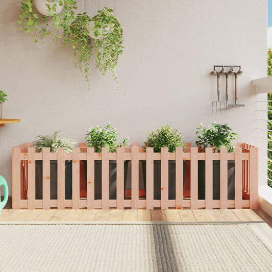 Hochbeet Lattenzaun-Design 200x50x50 cm Massivholz Douglasie - Pazzar.ch