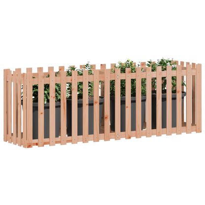 Hochbeet Lattenzaun-Design 200x50x70 cm Massivholz Douglasie - Pazzar.ch