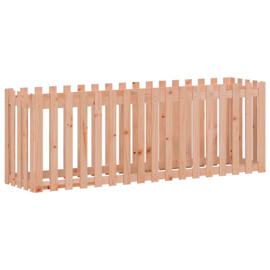 Hochbeet Lattenzaun-Design 200x50x70 cm Massivholz Douglasie - Pazzar.ch