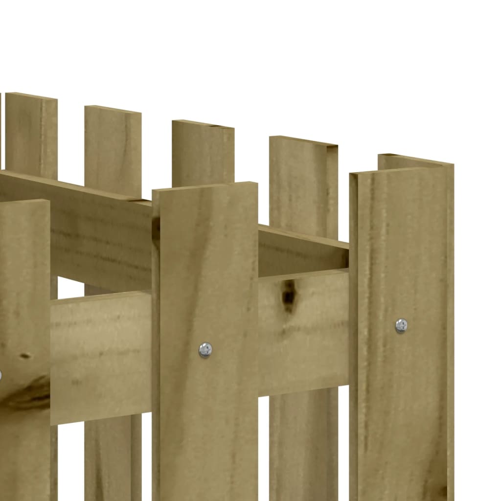Hochbeet Lattenzaun-Design 200x50x70 cm Kiefernholz Imprägniert - Pazzar.ch