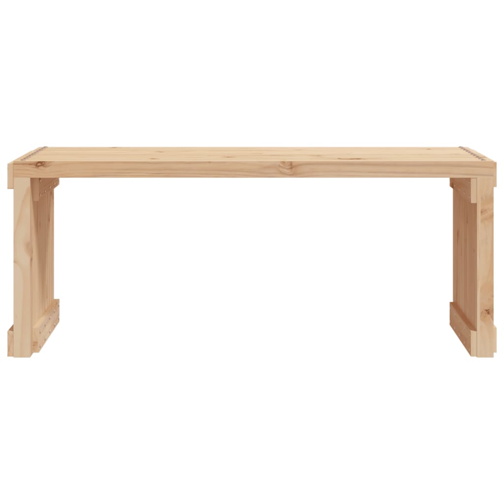 Gartenbank Ausziehbar 212,5x40,5x45 cm Massivholz Kiefer - Pazzar.ch