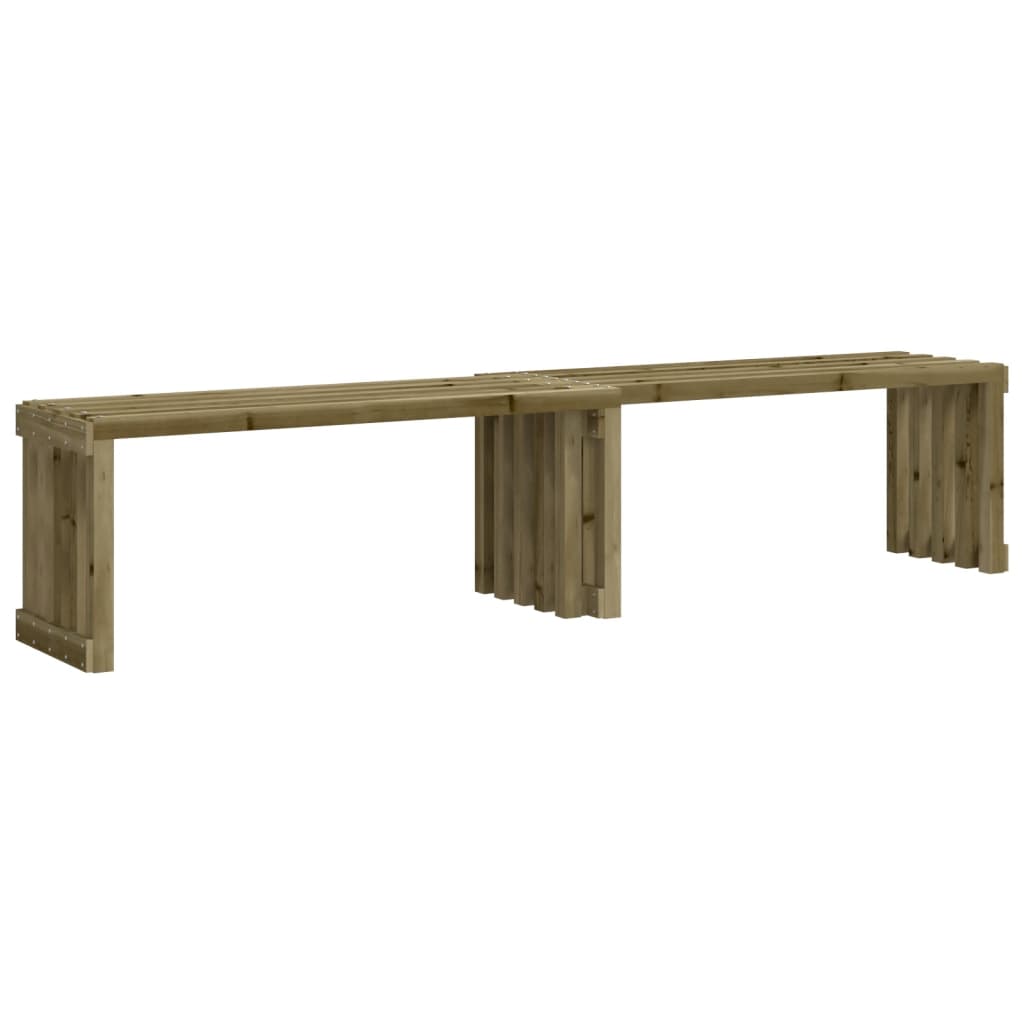 Gartenbank Ausziehbar 212,5x40,5x45cm Imprägniertes Kiefernholz - Pazzar.ch