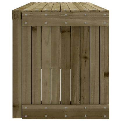 Gartenbank Ausziehbar 212,5x40,5x45cm Imprägniertes Kiefernholz - Pazzar.ch