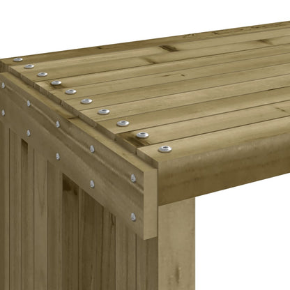 Gartenbank Ausziehbar 212,5x40,5x45cm Imprägniertes Kiefernholz - Pazzar.ch