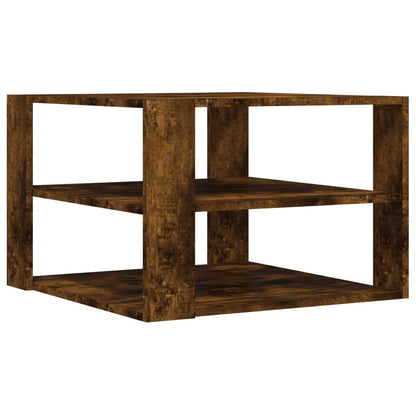 Couchtisch Räuchereiche 59,5x59,5x40 cm Holzwerkstoff - Pazzar.ch
