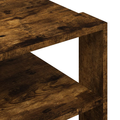 Couchtisch Räuchereiche 59,5x59,5x40 cm Holzwerkstoff - Pazzar.ch