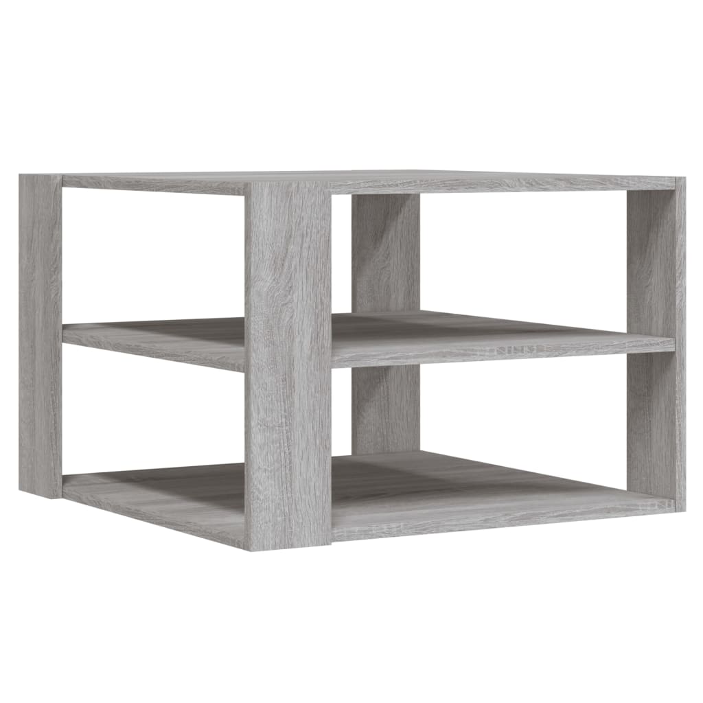 Couchtisch Grau Sonoma 59,5x59,5x40 cm Holzwerkstoff - Pazzar.ch