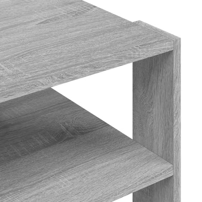 Couchtisch Grau Sonoma 59,5x59,5x40 cm Holzwerkstoff - Pazzar.ch
