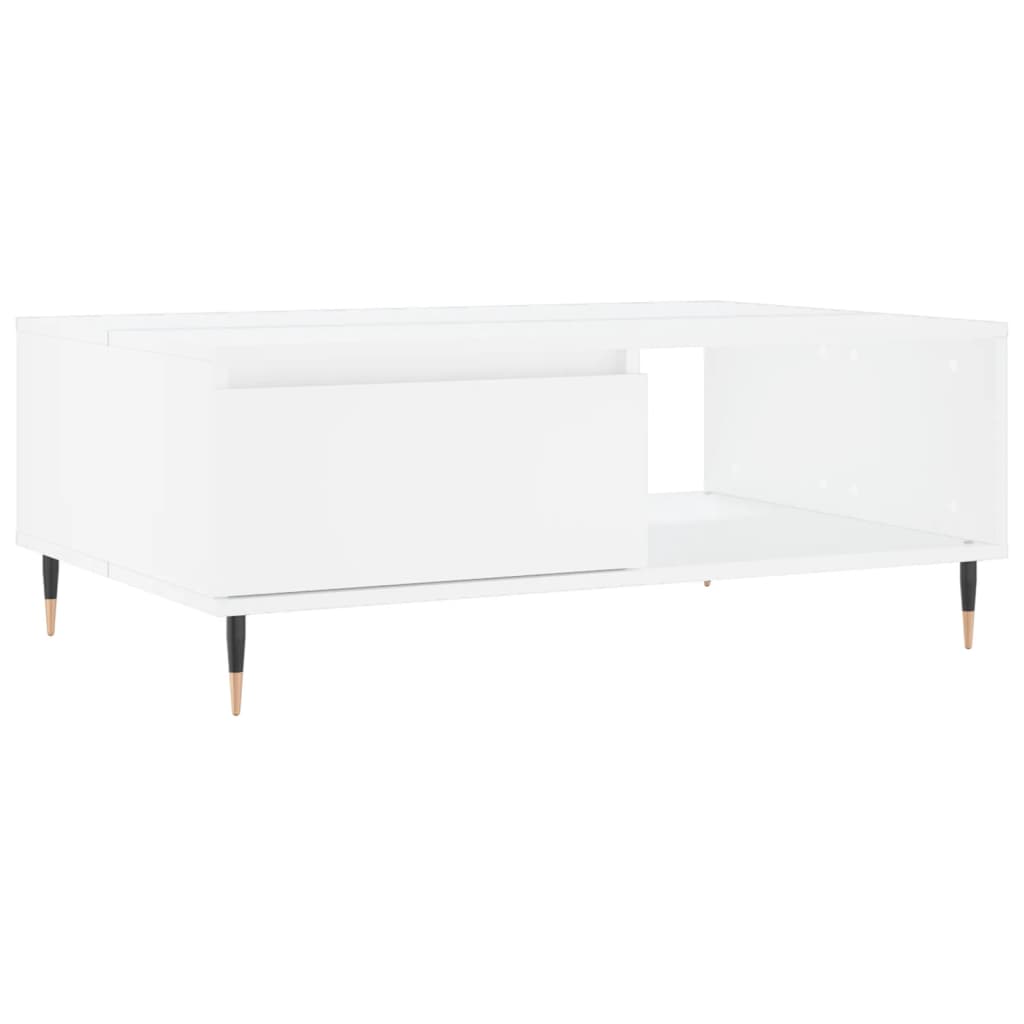 Couchtisch Weiß 90x60x35 cm Holzwerkstoff - Pazzar.ch