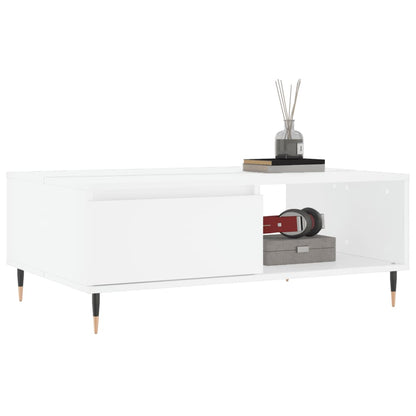 Couchtisch Weiß 90x60x35 cm Holzwerkstoff - Pazzar.ch