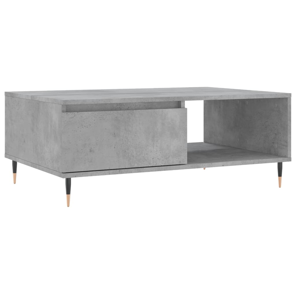 Couchtisch Betongrau 90x60x35 cm Holzwerkstoff - Pazzar.ch